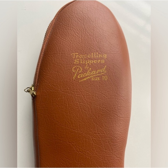 Vintage Packard Traveling Slippers - Picture 2 of 5
